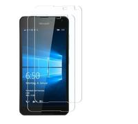 [Lot de 3] Protection d'écran verre blindé, wortek Étui Film blindé [Clear Anti Rayures, ultra] 9H Film de protection verre de protection - Différents modèles Microsoft Lumia 650