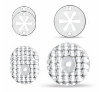 Lot de 3 protections contre la chaleur pour voiture - Clips de protection contre la chaleur - Fixation avec disques de serrage - Pinces métalliques - Compatible avec VW - Compatible avec Audi