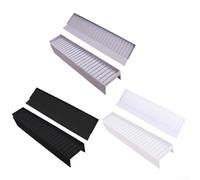 Lot de 3 protections de bord d'évier avec ventouse, protection anti-éclaboussures en silicone pour évier de cuisine