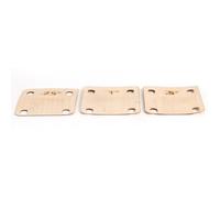 Lot de 3 protections de manche de guitare en bois d'érable 2 25 0 5 et 1 degré d'épaisseur pour la réparation du lecteur de guitariste