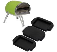 Lot de 3 protections de surface en caoutchouc noir pour four à pizza Gozney Roccbox