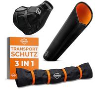 Lot de 3 protections de transport pour vélo électrique - Pour moteur, batterie et guidon - Housses de protection imperméables pour porte-vélos - Pour Bosch, Shimano, Yamaha Ebike I Wheeloo