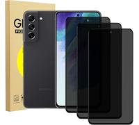 Lot De 3 Protections D'écran En Verre Trempé Anti-Espion 9h Pour Samsung Galaxy S21 Fe 6,4'' ¿ Couverture Intégrale, Tactile Sensible, Anti-Traces