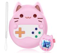 Lot de 3 Protections d'écran pour Tamagotchi Paradise, étui en Silicone avec Cordon, Film Transparent Anti-Rayures, Accessoires pour Tamagotchi Paradise, Coque intégrale Antichoc
