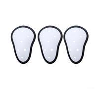 Lot de 3 protections d'entrejambe en plastique pour baseball | Coque rigide résistante aux chocs, confort de jante souple, lot de 3, pour baseball, softball, hockey, jeunes et adultes