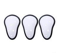 Lot de 3 protections d'entrejambe en plastique pour baseball | Coque rigide résistante aux chocs, confort de jante souple, lot de 3, pour baseball, softball, hockey, jeunes et adultes