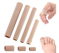 Lot de 3 protections d'orteils en silicone - Grand orteil - Découpable - En silicone - Protection des orteils - Mousse de protection des orteils - Coussinets d'orteils pour callus - Élimination des