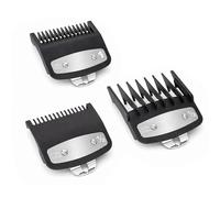 Lot de 3 protections pour tondeuse à cheveux, peigne de fixation de précision - 1,5 mm, 3 mm, 4,5 mm, accessoires de coiffure, peigne de positionnement adapté à la plupart des tondeuses à cheveux