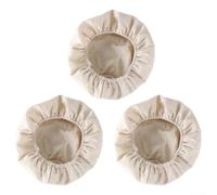 Lot de 3 protections rondes en tissu de 22,9 cm pour lever le pain sans effort