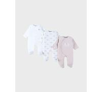 Lot de 3 pyjamas Jersey Eléphants (6 mois)