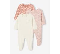 VERTBAUDETLot de 3 Dors-Bien bébé en interlockrose6M(67CM)