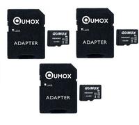 Lot de 3 Qumox Micro TF SD au Formate SDXC/SDHC 32go 32Go 32g TF Carte Class 10 UHS-I 70MB-S 15MB-Sadaptateur SD inclus pour
