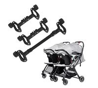 Lot de 3 raccords de poussette réglables - Connecteurs universels pour poussette - Raccords de poussette réglables pour jumeaux