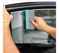 Lot de 3 raclettes autocollantes pour fenêtre de voiture pour pose de film teinté avec feutre pour éviter les rayures et améliorer la prise en main pour une application précise (30,5 cm)