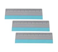 Lot de 3 raclettes de film de fenêtre de voiture avec feutre pour éviter les rayures et faciliter l'application de bulles sur plusieurs types (25,4 cm)