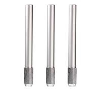 Lot de 3 rallonges de crayons multicolores à tête unique en aluminium, réglables et pratiques pour crayons de couleur de taille normale