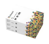 Lot de 3 ramettes - 1 500 feuilles de papier pour imprimante et photocopieur, format A4, 80 g/m², blanc, certifié PEFC