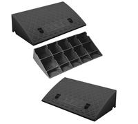 lot de 3 - Rampe d'accès 50x27x7 cm | Rampe de trottoir | Cale d'accès | Rampe pour fauteuil roulant | Rampe de seuil pour moto, voiture, fauteuil roulant, remorque, brouette | Aide à l'accès - Rampe