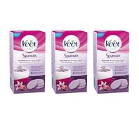 Lot de 3 Recharges Cire Sans Bande Spawax - Figue Sucrée et Lys Violet - 6 disques