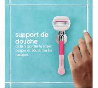 Lot De 3 Recharges De Rasoir Pour Femme, Pro Comfortglide Tropical Parfum Grenade Authentiques, A 5 Lames, Soin Hydratant Olay Contre La Peau Sèche Après Le Rasage Du Corps Et Des Poils