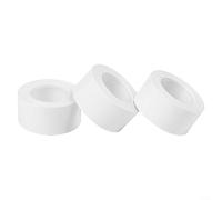 Lot de 3 recharges de ruban adhésif pour étiqueteuse MAKEID L1 D30 D11 - Papier thermique transparent pour étiquettes de prix - 16 mm x 4 m - Blanc