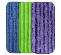 Lot de 3 recharges lavables en machine pour balai Swiffer WetJet - Solution écologique pour le nettoyage quotidien du sol