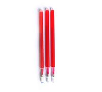 Lot de 3 recharges pour stylo à bille effaçable - Très bien remplies - Stylo effaçable - Épaisseur de trait : 0,7 mm - Inclus : rouge, bleu, noir