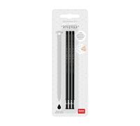 Lot de 3 recharges pour stylo gel effaçable à sec Noir