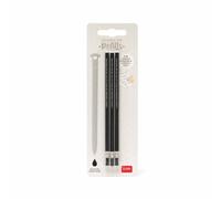 Legami Recharge pour stylo effaçable – 3 pièces – Noir