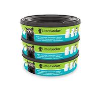 Lot de 3 recharges Rondes Compatible avec la Poubelle LitterLocker II et la Poubelle LitterLocker Design