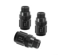 Lot de 3 réducteurs de pression pour irrigation goutte à goutte Filetage 3/4" 15 à 25 PSI en ABS robuste résistant aux UV pour un contrôle optimal du débit d'eau dans le jardin, pelouse, serre simple