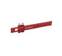 Lot de 3 règles coulissantes de poche en métal pour le travail du bois - Règle carrée (15,2 / 20,3 / 30,5 cm)