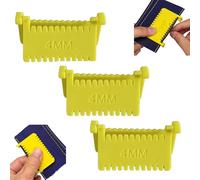 Lot de 3 règles de couture à clipser, guide de couture à la main et verrou de point pour points uniformes, modèles de matelassage avec espacement de 2 mm, 3 mm, 4 mm, guide de couture pour patchwork