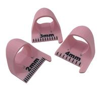 Lot de 3 règles de couture pour patchwork - Outil de mesure professionnel - 2 mm, 3 mm, 4 mm - Pour couture