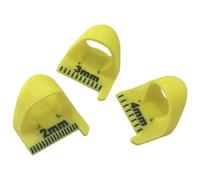 Lot de 3 règles de couture pour patchwork - Outil de mesure professionnel - 2 mm, 3 mm, 4 mm - Pour couture