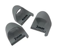 Lot de 3 règles de couture pour patchwork - Outil de mesure professionnel - 2 mm, 3 mm, 4 mm - Pour couture