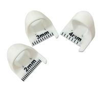 Lot de 3 règles de couture pour patchwork - Outil de mesure professionnel - 2 mm, 3 mm, 4 mm - Pour couture
