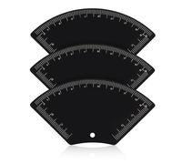 Lot de 3 Règles Dessin Rapide pour Sourcils, Guide Maquillage Microblading Modèle Mise en Forme des Sourcils Fournitures de Tatouage Réutilisables (Type B)