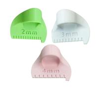 Lot de 3 règles professionnelles pour matelassage - Modèles de couture - Doigts patchwork AV - Pour mesures de tissu - Pour projets d'artisanat