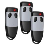Lot de 3 Remplacement de la telecommande Cardin s449, telecommande 433,92 MHz 2 Canaux, Compatible avec Cardin S449 QZ1, Cardin S449 QZ2