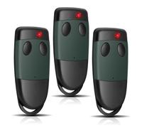 Lot de 3 Remplacement pour telecommande Cardin s449-QZ2, 433,92 MHz 2 Canaux, Pré-codée pour Cardin TXQ449100 TXQ449200(Cod. TXC4492P0 Remplace Le modèle TXQ4492P0)
