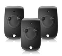 Lot de 3 Remplacement pour Télécommandes Portail 2 Canaux 433,42 MHz, Remplacement pour Motorisation Portes de Garage et Portail, Bip Portail, Compatible Modèles 1841026, 2401539, 1841025