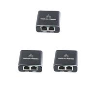 Lot de 3 répartiteurs 1 en 2 Out Wide Compatibility 8P8C RJ45 pour Cat8 TV Box Ordinateur