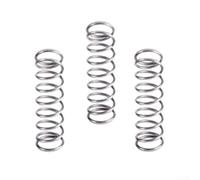 Lot de 3 ressorts OPV 9 bar pour machine à expresso Gaggia Classic - Régulateur de pression en acier inoxydable pour modification 2019+ pour une pression d'extraction parfaite - Argent (9 bar)