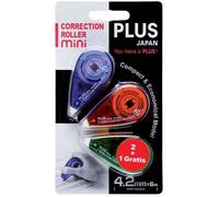 Lot De 3 Rollers Correcteur Mini 4,2 Mm X 6 M Assortis