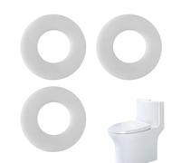 Lot de 3 rondelles d'étanchéité 816.418.00.1 compatibles avec Geberit, rondelle de valve de chasse d'eau en silicone pour Geberit, rondelles transparentes de réparation en caoutchouc, anneau en