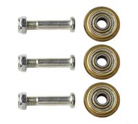 Lot de 3 roues rotatives de rechange pour coupe-carreaux manuels de 22 mm pour porcelaine et carreaux de céramique, lames de coupe de précision avec vis, ajustement universel