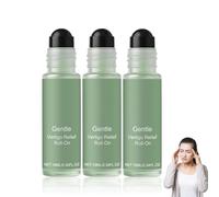 Lot de 3 rouleaux anti-couches, roll-on naturel contre les vertiges et les nausées, rouleau d'aromathérapie compact avec huiles essentielles, 10 ml, pour les déplacements