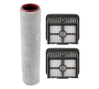 Lot de 3 rouleaux brosses de rechange H15 Pro et filtres HEPA compatibles avec aspirateur Dreame H15 Pro/H15 Mix/H12 Pro FlexReach Wet Dry, 1 rouleau brosse (sans poignée), 2 filtres HEPA