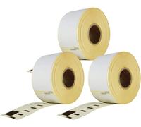 Lot de 3 rouleaux de 260 étiquettes par rouleau = 780 étiquettes autocollantes compatibles avec imprimantes Labelwriter & Seiko 89x36 mm